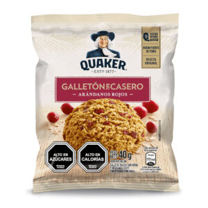 GALLETON DE AVENA ARANDANOS ROJOS 40G QUAKER
