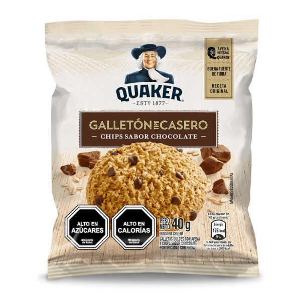 GALLETON DE AVENA CHOCOLATE CHIP 40G QUAKER