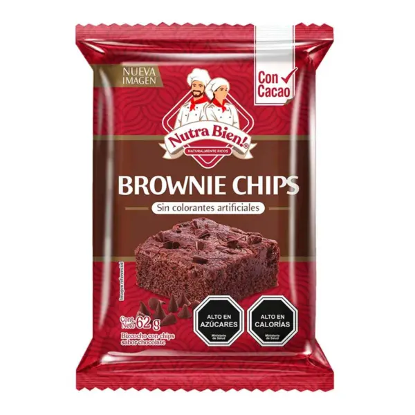BROWNIE CHIPS 12 X 62G