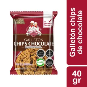 GALLETON DE AVENA CHOCOLATE CHIP 40G