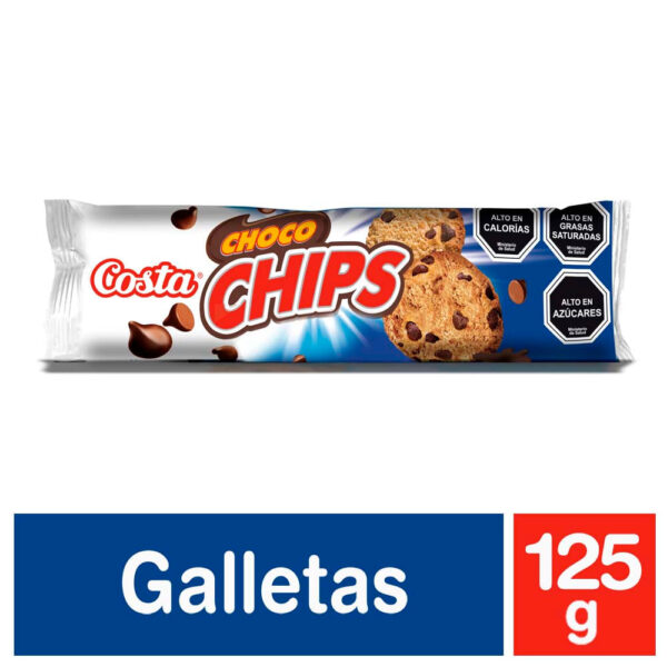 GALLETAS CHOCO CHIPS 126G COSTA