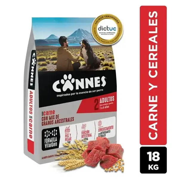 ALIMENTO CANNES 18KG CARNE