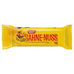 CHOCOLATE SAHNE NUSS BARRA 30G