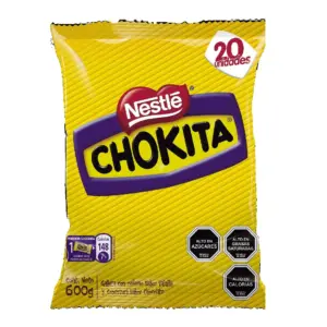 CHOKITA GALLETA BAÑADA BARRA 20 X 30G