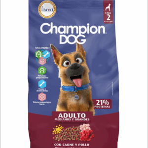 CHAMPION DOG 18KG ADULTOS MEDIANOS Y GRANDES