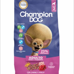 CHAMPION DOG 18KG ADULTO MINIS Y PEQUEÑOS