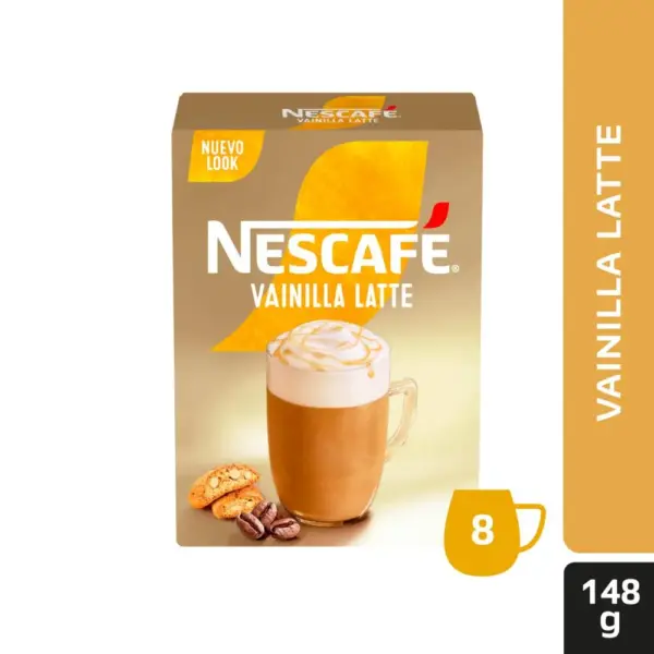 NESCAFE VAINILLA LATTE 8 X 18,5G