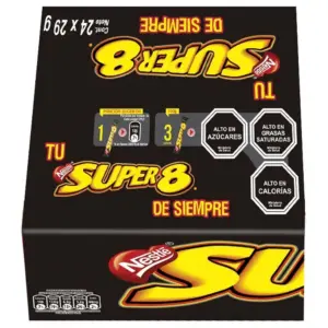 SUPER 8 OBLEA BAÑADA BARRA 24 X 29G