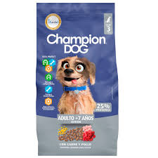 CHAMPION DOG 18KG ADULTO + 7 AÑOS SENIOR