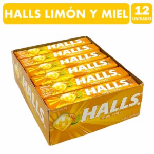 HALLS HONEY LEMON DP 12 UN