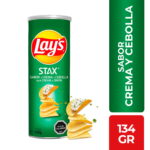LAYS STAX CEBOLLA CREMA 134
